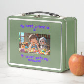Metal Lunchbox -"Mijn beste vriend is AI Metal Lun (In situ)