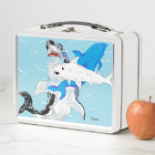 Metal Lunchbox : Sealife (In situ)