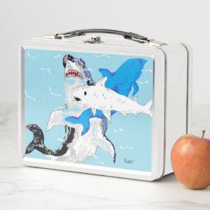 Metal Lunchbox : Sealife