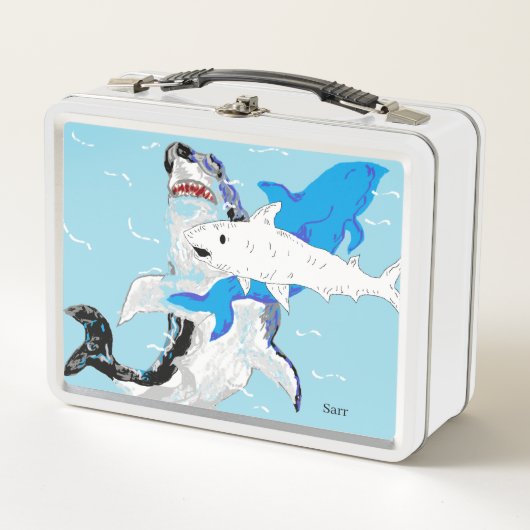 Metal Lunchbox : Sealife (Voorkant)