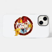 Metal Maneki Case-Mate iPhone Case (Achterkant (horizontaal))