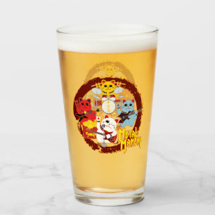 Metal Maneki Glas