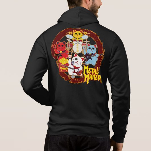 Metal Maneki Hoodie (Achterkant)