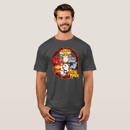Metal Maneki T-shirt (Voorkant volledig)