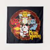 Metal Maneki Wandkleed (Voorkant)