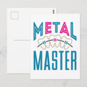 Metal Master Orthodontist Braces Briefkaart (Voorkant / Achterkant)