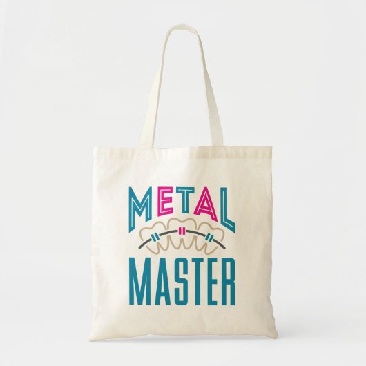 Metal Master Orthodontist Braces Tote Bag (Voorkant)