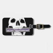 Metal Mastication Luggage Tag Bagagelabel (Voorkant horizontaal)