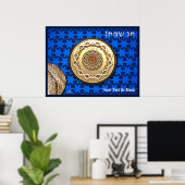  Metal Matzah Bord Poster (Thuiskantoor)