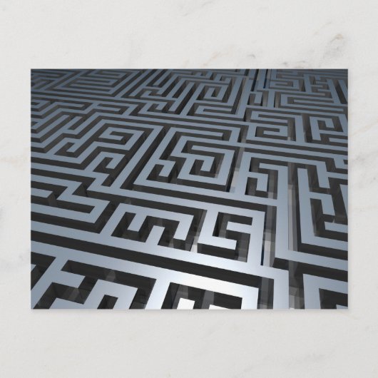 Metal Maze Briefkaart (Voorkant)