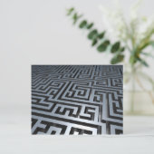 Metal Maze Briefkaart (Staand voorkant)