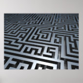 Metal Maze Poster (Voorkant)