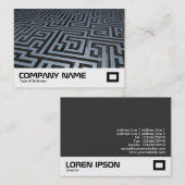 Metal Maze Visitekaartje (Voorkant / Achterkant)