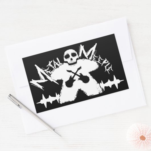 Metal Meeple - Sticker (Envelop)