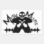 Metal Meeple - Sticker (Voorkant)