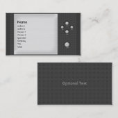 Metal Mesh Visitekaartje (Voorkant / Achterkant)