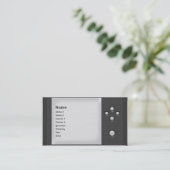 Metal Mesh Visitekaartje (Staand voorkant)