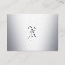 Metal Monogram Visitekaartje