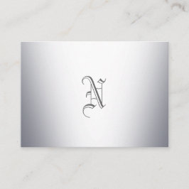 Metal Monogram Visitekaartje