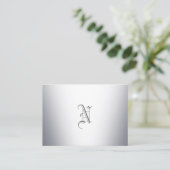 Metal Monogram Visitekaartje (Staand voorkant)