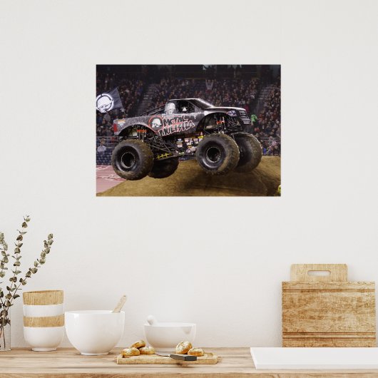 Metal Monster Truck Print (Keuken)