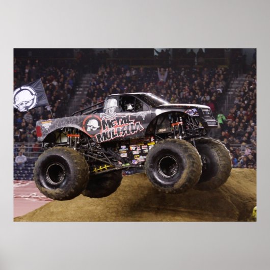 Metal Monster Truck Print (Voorkant)