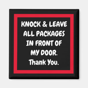 METAL NOTES AMAZON, FEDEX, USPS, LAAT PKGS MAGNEET