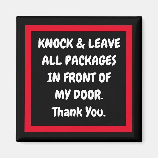 METAL NOTES AMAZON, FEDEX, USPS, LAAT PKGS MAGNEET (Voorkant)