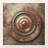 metal object  glazen onderzetter (Voorkant)