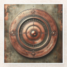 metal object glazen onderzetter