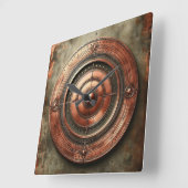 metal object  vierkante klok (Hoek)