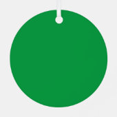 Metal Ornament - Onze Eerste Kerstmis - Foto/Datum (Achterkant)