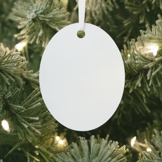 Metal Oval Ornament (Insitu)
