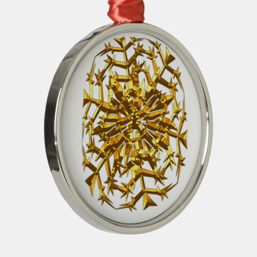 Metal Oval Ornament (Rechts)