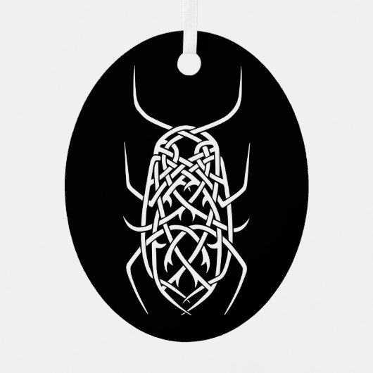 Metal Oval Ornament (Voorkant)