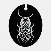 Metal Oval Ornament (Achterkant)