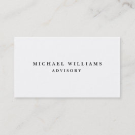 METAL PROFESIONAL ELEGANTE MODERNO MINIMALISTA VISITEKAARTJE