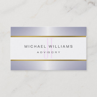 METAL PROFESIONAL ELEGANTE MODERNO MINIMALISTA VISITEKAARTJE