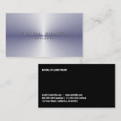 METAL PROFESIONAL ELEMEGANTE MODERNO SIMPLE VISITEKAARTJE (Voorkant / Achterkant)