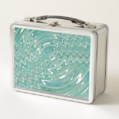 Metal Psychedelic groene Lunchbox (Voorkant)