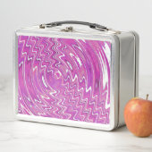 Metal Psychedelic Magenta Lunchbox (In situ)