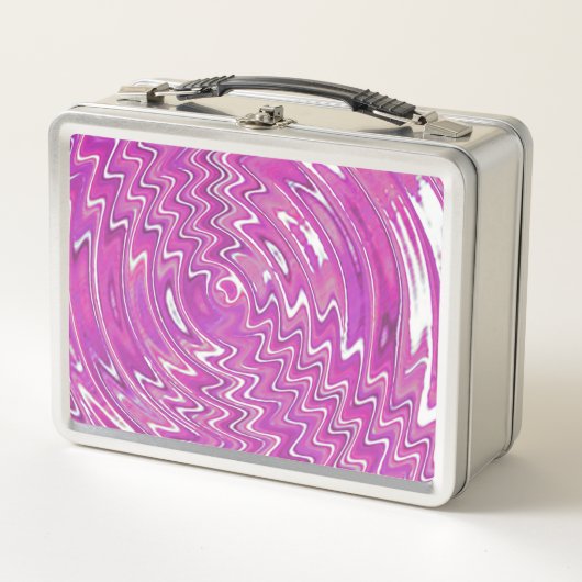 Metal Psychedelic Magenta Lunchbox (Voorkant)