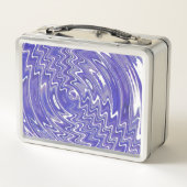 Metal Psychedelic paarse Lunchbox (Achterkant)