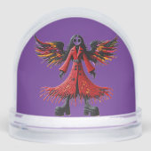 Metal Rock Legend Gepersonaliseerd Sneeuwbol (Voorkant)