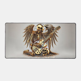 Metal Rockgitarrist mit Adler und Flügel Bureaumat