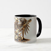 Metal Rockgitarrist mit Adler und Flügel Mok (Voorkant rechts)