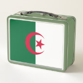 Metal Roestvrij Lunchbox met Algerijnse vlag (Achterkant)