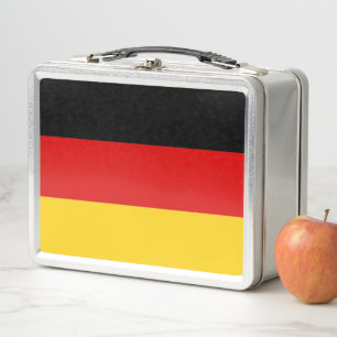 Metal Roestvrij Lunchbox met Duitse vlag