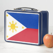 Metal Roestvrij Lunchbox met Filipijnse vlag (In situ)