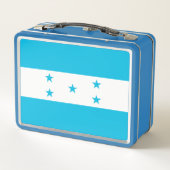 Metal Roestvrij Lunchbox met Honduras vlag (Achterkant)